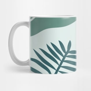 Elegant palm leaves Mug